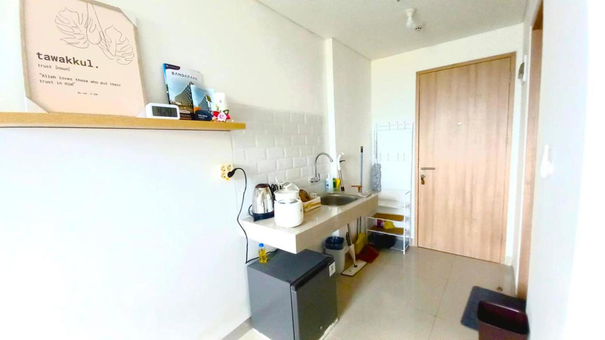 Apateu Sharia - Unit Lengkap, Tinggal Bawa Koper! At Bandaraya Tallasa Apartemen Makassar
